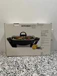 Kitchensmith By Bella TXG-619 X11 Electric Skillet 12117 Missing Lid. Fixed Price $14.99.