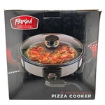 Parini Electric Pizza Cooker 12" Black Non-stick Glass Open Box Never Used. Fixed Price $23.99.