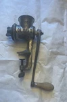Vintage Climax No 51 Meat Grinder Hand Crank Clamp On Food Chopper Made Usa. Fixed Price $20.00.