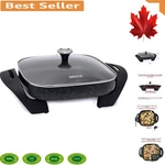 Effortless Cooking With The Rock 12" X Electric Skillet Non-stick Surface. Fixed Price $82.74.