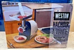 Weston Meat Grinder Kit 33-0201-W Electric #8 Food Sausage & Tray 1578368. Fixed Price $89.20.
