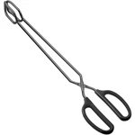 Hinmay Extra Long Scissor Tongs, Stainless Steel Metal Kitchen 16", Black. Fixed Price $13.35.
