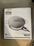 All-clad 7QT Electric Stainless Steel Nonstick Surface Skillet SK492D50. Fixed Price $190.00.