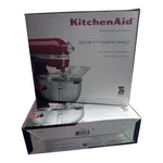2 Kitchenaid Secure Fit Pouring Shields Ksmblps Clear For 5-7 Qt Stand Mixers. Fixed Price $40.00.