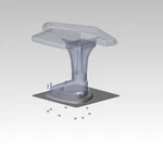King Controls Jack Antenna Off-air Digital Hdtv Replacement Mounting Plate MB810. Fixed Price $18.99.