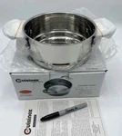 Nib Cuisinox 18/10 Super Elite Steamer Insert 18CM/7IN 3 Quart-ship Free. Fixed Price $59.00.