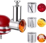 Stainless Steel Slicer Shredder Attachment For Kitchenaid Stand Mixer, Large.... Fixed Price $74.05.