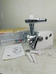 Pink Back To Basics Electric Meat Grinder Model 4500 New Box Exc Condition. Fixed Price $45.68.
