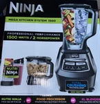 Blender Mega Kitchen System 1500W 4 Functions Smoothies Processing Dough Drinks. Fixed Price $300.00.