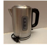 Amazonbasics Stainless Steel Electric Kettle Corded 1L Silver Black. Fixed Price $22.99.