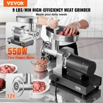 Meat Grinder, 9 Lbs/min Capacity Electric Grinders With Blade, Grinding Pl. Fixed Price $391.46.