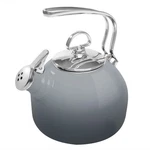 Chantal 1.8QT. Enamel-on-steel Classic Tea Kettle Ombre Fade Grey. Fixed Price $175.00.