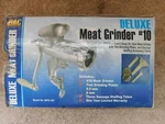 Dac Deluxe Meat Grinder #10 Cast Iron MPE-10C W/ Sausage Tubes Missing Screw. Fixed Price $17.99.