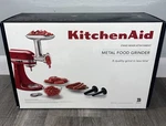 Kitchenaid Ksmmga Metal Food Grinder Attachment - Silver. Fixed Price $82.00.
