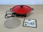Red West Bend Wok #15109 - Don't Believe The Rack Normally Comes With This. Fixed Price $13.99.