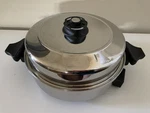Carico Ultra Tech Ii Electric Skillet CNTSEL5K 12 W/ Lid & Power Cord. Fixed Price $40.00.