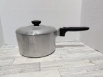 Wagner Ware Magnalite Ghc Qt Saucepan Pot 4683 W/ Lid Double Spout Aluminum. Fixed Price $41.99.