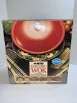 Meyer 14" Electric Wok Silverstone Non-stick Surface New Opened Box. Fixed Price $50.00.
