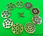 Combo #12 Pick Size With Knife Meat Grinder Plate Lem Cabelas Hobart Weston Pro. Fixed Price $32.75.