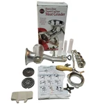Norpro Heavy Duty Meat Grinder Tinned Cast Iron Healthy Organic Living Silver. Fixed Price $34.99.