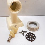 Vintage Oster Food Grinder Head # 954 18A Made Usa With Blade AL-24-K. Fixed Price $8.00.