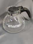 Gemco The Whistler 8 Cup Glass Coffee Pot Stove Top Tea Kettle Carafe. Fixed Price $15.00.