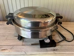 Society Regal Ware Electric Skillet Fry Pan Cat No 7253 1150W 120V Stainless Usa. Fixed Price $49.99.