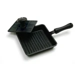 Norpro Pre-seasoned Cast Iron Mini Panini With Press, Black. Fixed Price $28.18.