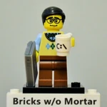 New Genuine Lego Computer Programmer Minifig With Cup And Laptop Series 7 8831. Fixed Price $10.74.