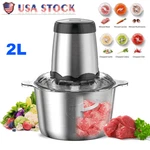 2L Electric Food Chopper Stainless Steel Processor Meat Grinder Mixer. Fixed Price $23.99.