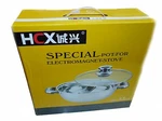 Hcx 32 Cm Stainless Steel Shabu Dual Sided Cooking Soup Hot Pot W/ Lid. Fixed Price $35.00.
