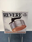 Rare 1992 Revere Ware Copper Bottom Whistling Tea Kettle 6 Cups New Box!!. Fixed Price $119.99.
