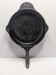 Pioneer Woman Cast Iron Skillet 8" Fry Pan Butterfly Handle Black. Fixed Price $19.99.