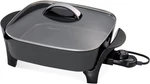 Presto 07117 12" Electric Skillet With Glass Cover Black. Fixed Price $62.76.