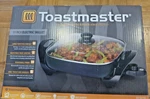 Nib Toastmaster TM-11SK Electric Skillet With Glass Lid 11" Black I-42. Fixed Price $25.99.