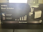 Aiheal MG-2430RB Electric Meat Grinder W/ Plates, Blades, Sausage Stuffer. Fixed Price $34.99.