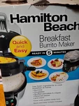 Hamilton Beach Breakfast Burrito Maker - 25495 Excellent Condition!. Fixed Price $18.95.