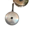Vintage Mirro Aluminum 7 1/INCH Pan Skillet With Orig Lid - Cookware. Fixed Price $14.99.