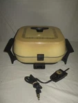 Vintage Sunbeam Harvest Gold Electric Skillet Frying Pan Retro Kitchen 425A. Fixed Price $39.99.