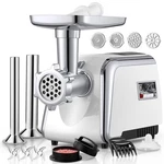 Heavy Duty Electric Meat Grinder 3000W Max 5-IN-1 Steel, Sausage Kubbe. Fixed Price $116.99.