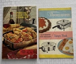 Sunbeam Portable Electric Cookery & Dominion Automatic Fry-skillet Recipe Books. Fixed Price $12.45.