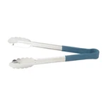 New Winco Tongs Stainless Steel Blue Color Coded Non Slip Handle UT-12HP-B. Fixed Price $12.49.