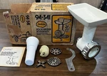 New Vintage Sunbeam Food Grinder Attachment 94-341 For Mixmaster Mixer. Fixed Price $14.99.