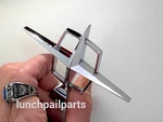 Rare Nos Hood Ornament Lincoln Continental Convertible Cabriolet Coupe Sedan 462. Fixed Price $399.20.