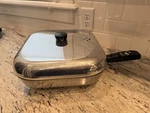 Sunbeam Model Fp-s Controlled Heat Aluminum Vtg Electric Frying Pan Skillet. Fixed Price $38.99.