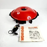 Wear Ever Electric Wok Red Non Stick PA8100 6QT Recipe Book. Fixed Price $29.39.