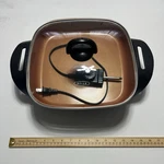 Bella Electric Ceramic Titanium Skillet 14607. Fixed Price $18.00.