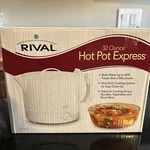 Rival 32 Ounce Hot Pot Express 4071 Wn Soup Noodle Vegetable Cooker. Fixed Price $14.99.