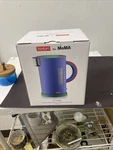 New In Box Bodum Moma Ettore Electric Plastic Water Kettle Light Blue 1 Litre. Fixed Price $129.00.