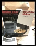 Better Chef Black Electric Nonstick Cool-touch Exterior Double Omelet Maker. Fixed Price $15.00.